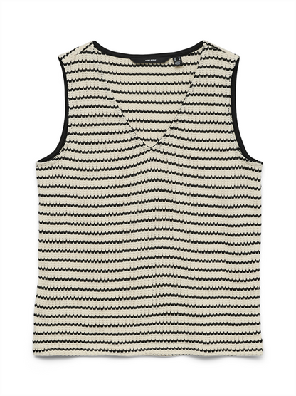 VMOHIA SL V-NECK TOP JRS - 10341559