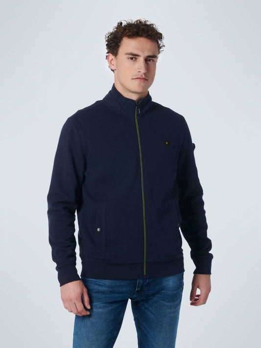 Sweater Full Zipper Twill Jacquard - 19100224