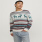 JJXMAS SNOWBALL KNIT CREW NECK - 12248145