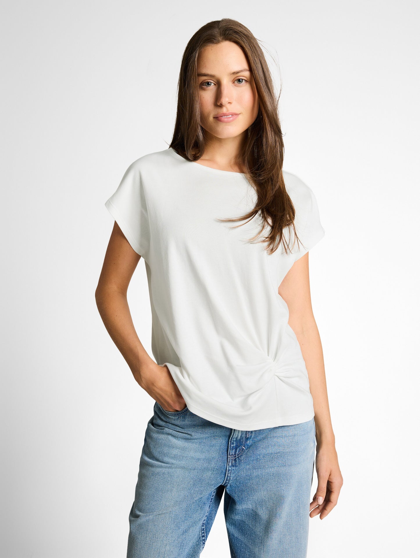 T-shirt modern knot crew neck - 1050851