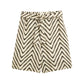 bermuda linen pants - 1046506