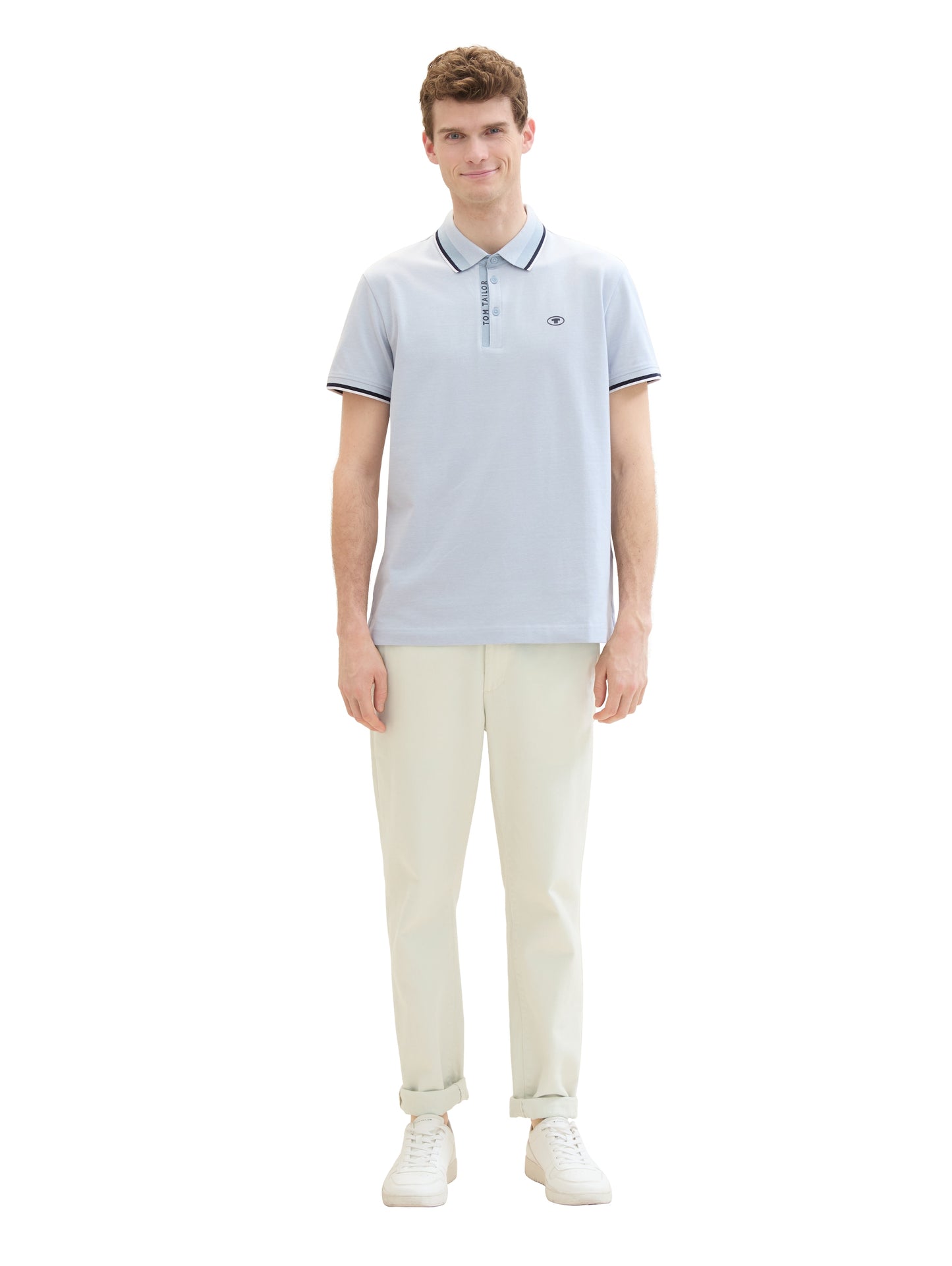 detailed pique polo - 1040937