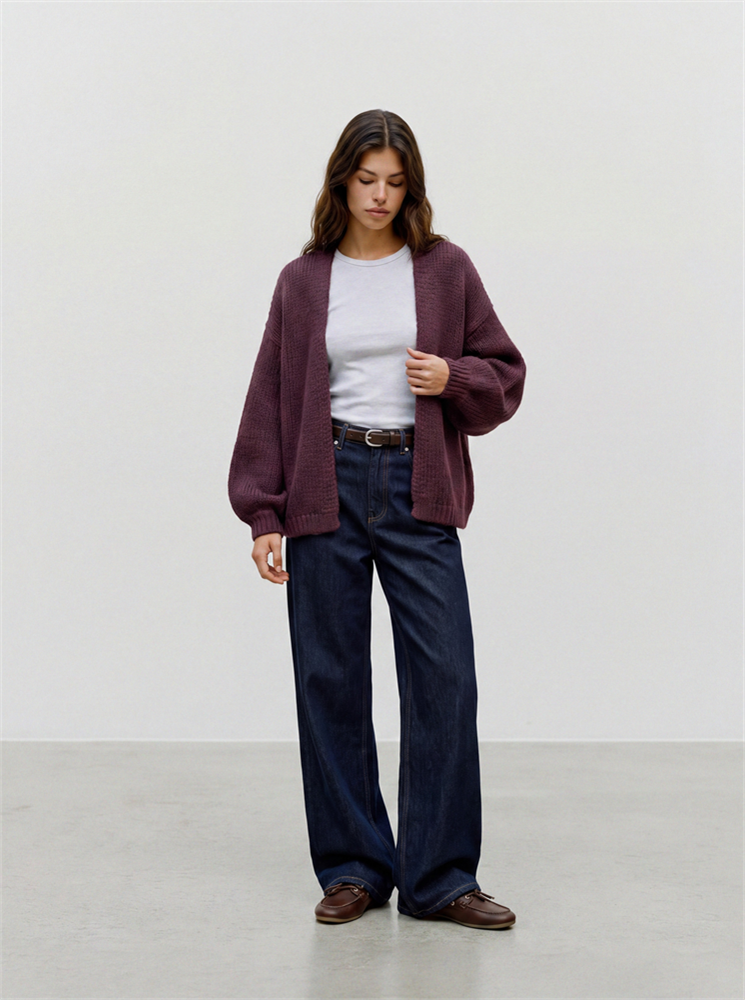 VMMAYBE LS OPEN CARDIGAN NOOS - 10273101