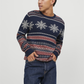 JJXMAS SNOWBALL KNIT CREW NECK - 12248145