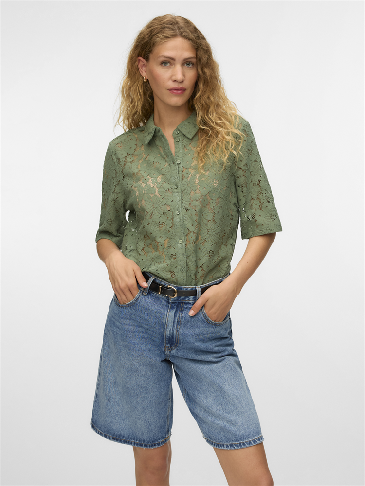 VMHONEY LACE 2/4 SHIRT WVN - 10347856