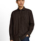 corduroy checked shirt - 1052331