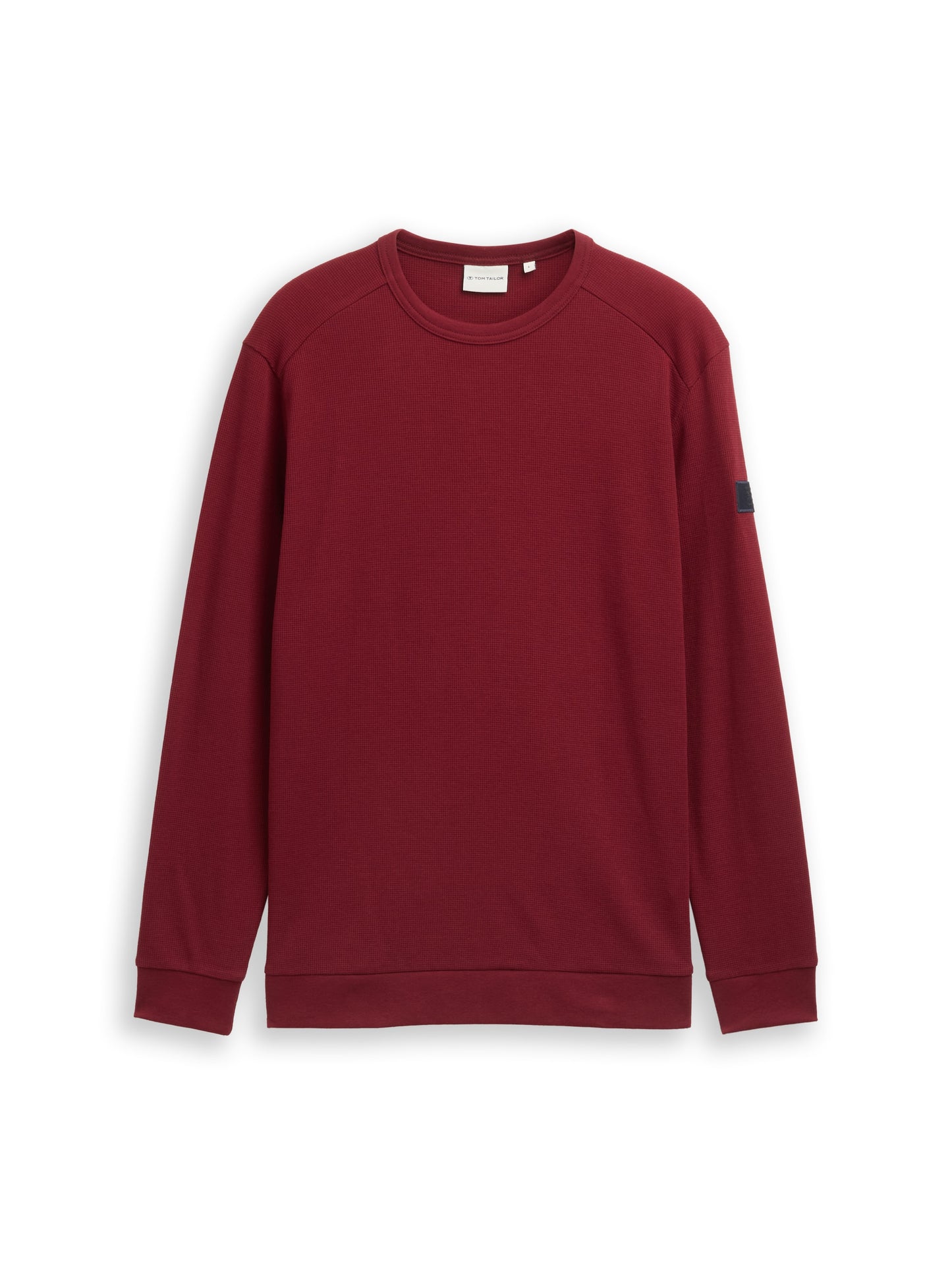 structured longsleeve t-shirt - 1048612