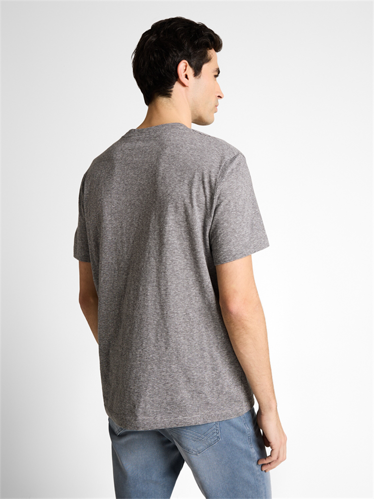 fine striped t-shirt - 1050180