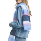 structured scarf with tassels - 1045451