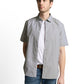 striped poplin shirt - 1049594