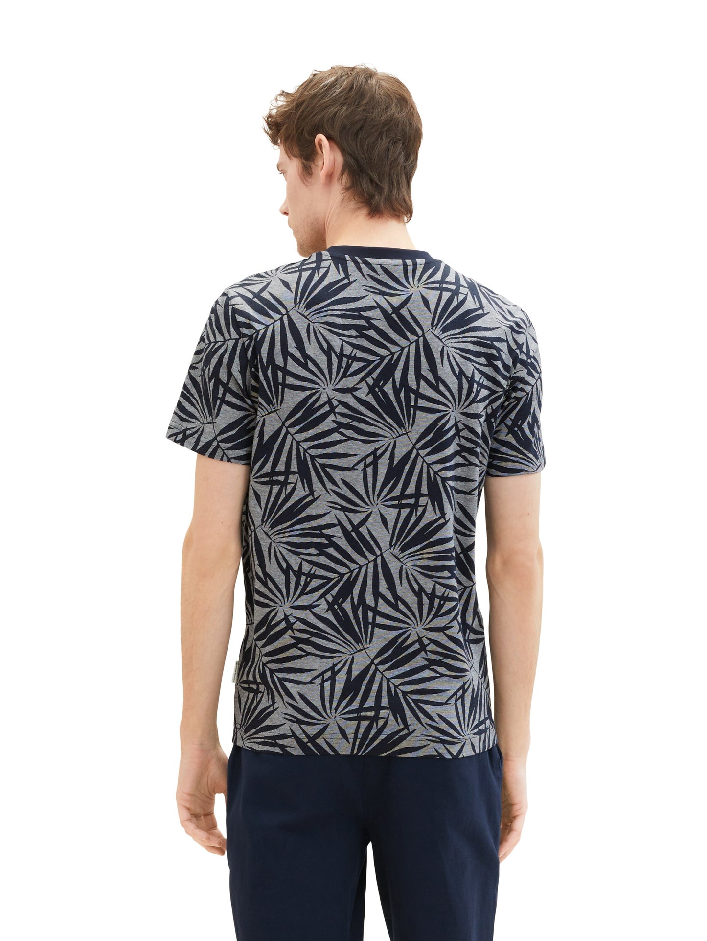 stripe allover printed t-shirt - 1036435