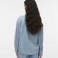 VMVIONETTE LS DENIM BOW SHIRT YO327 - 10346826