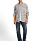 comfort checked shirt - 1052328