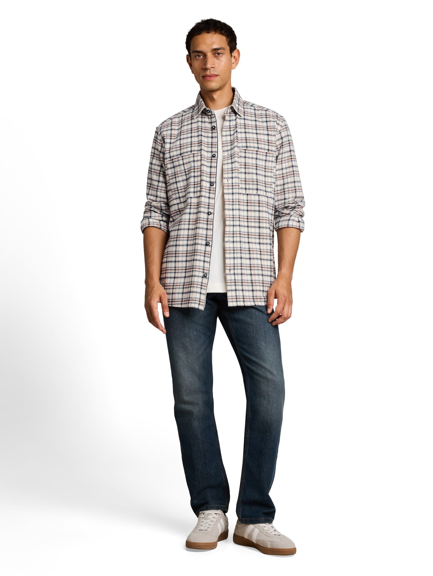 comfort checked shirt - 1052328
