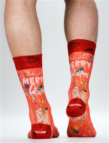 Men Socks CHRISTMAS CHAMPAGNE - 2010-04583-700