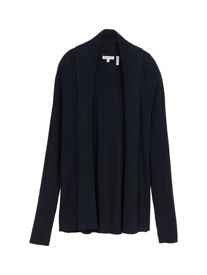 knit rib cardigan - 1047688