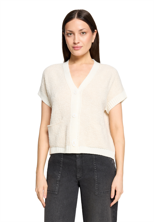 Strickjacke Kurz ohne Arm - 59793319