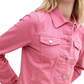 colored denim jacket - 1045390