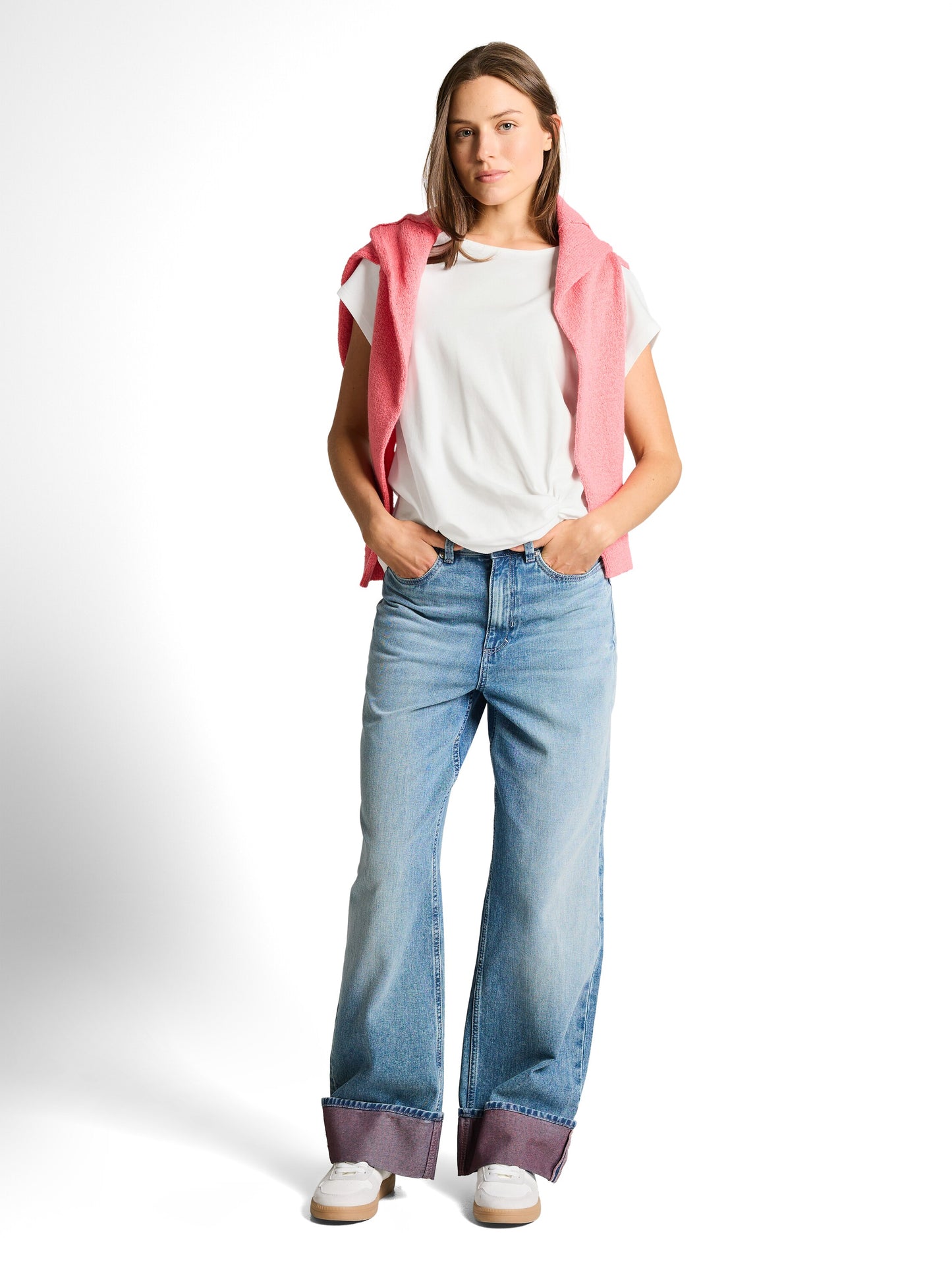 T-shirt modern knot crew neck - 1050851