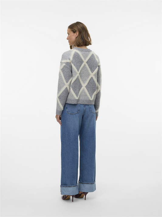 VMRAE HR WIDE FOLD UP JEANS VI3519 - 10334575