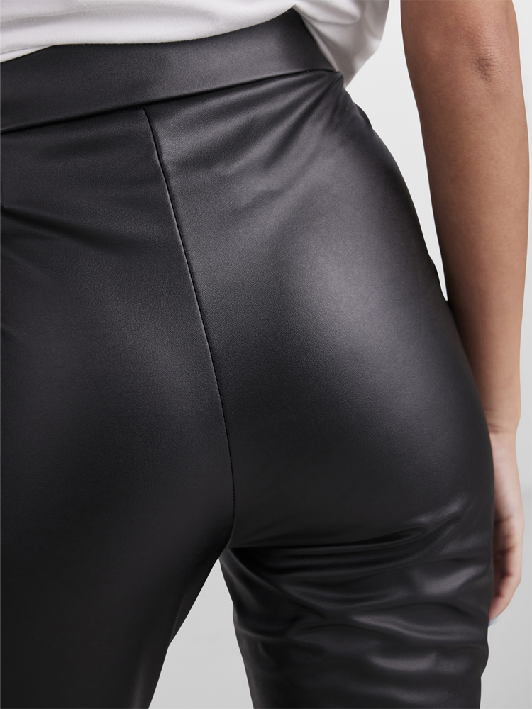 PCSALLIE HW PU LEGGINGS - 17144752