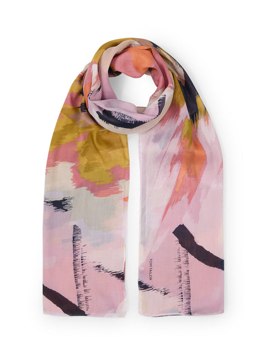 printed flower scarf - 1050333