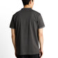 printed stand-up collar polo - 1050196