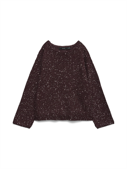 VMLEILANI STITCH LS BOATNECK PULLOV - 10336582