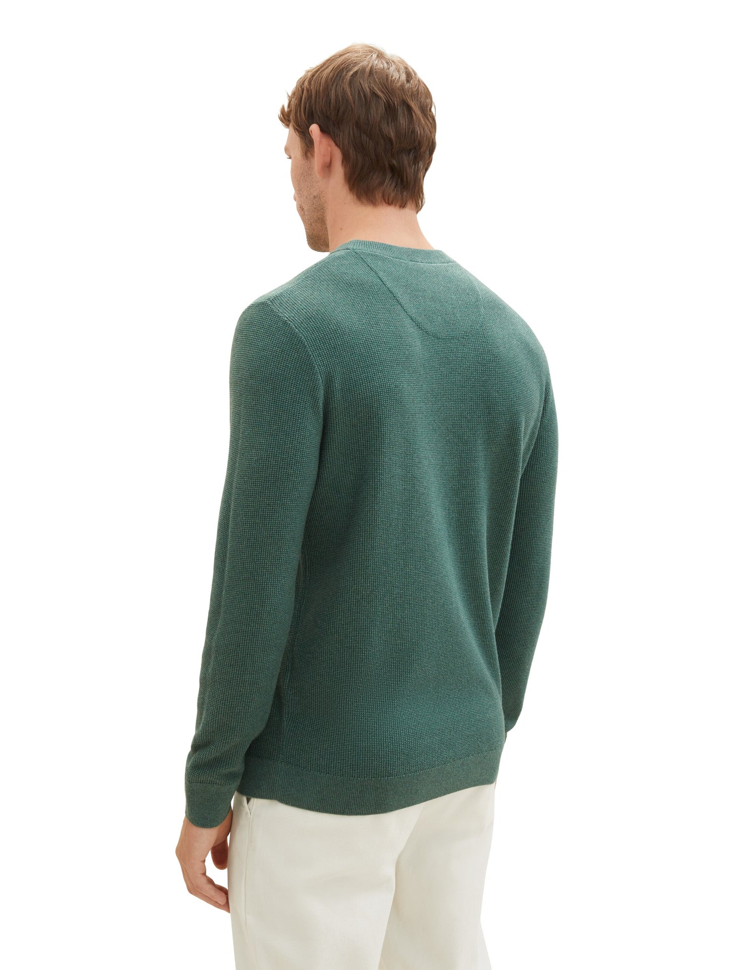 structured crewneck knit - 1038612