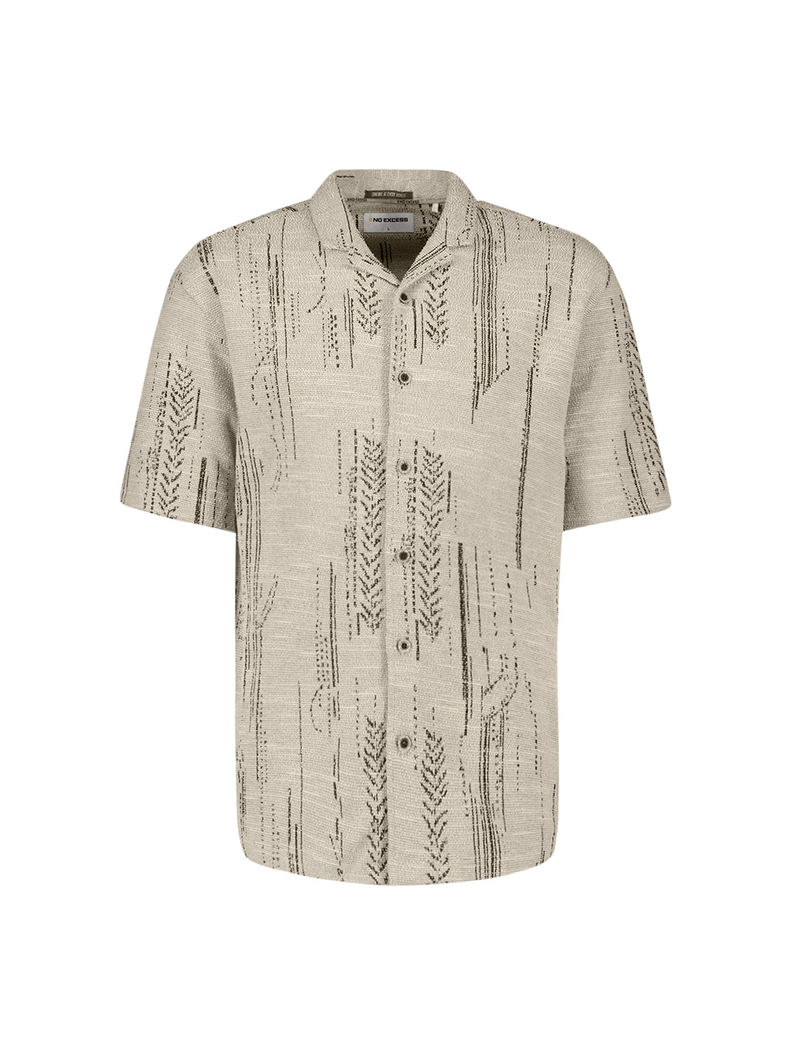 Shirt Short Sleeve Jacquard Fancy - 31490307