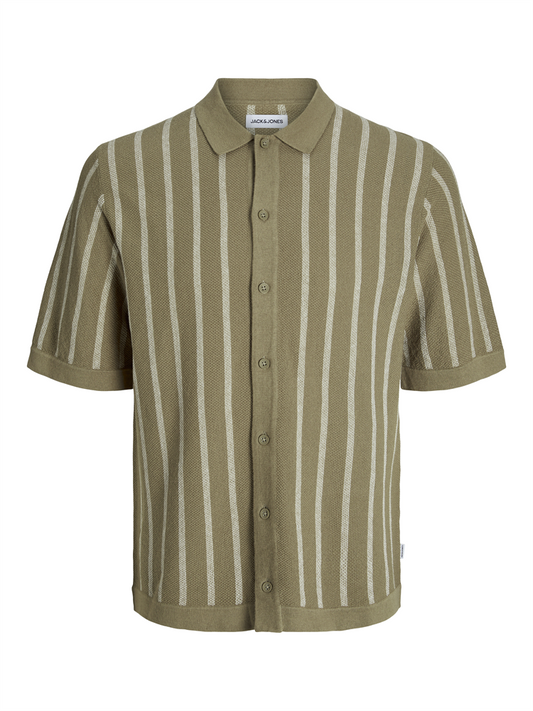 JJEMIL KNIT STRIPED SHIRT SS - 12268460