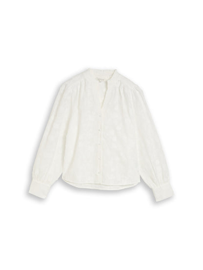 blouse with ginko embroidery - 1050775