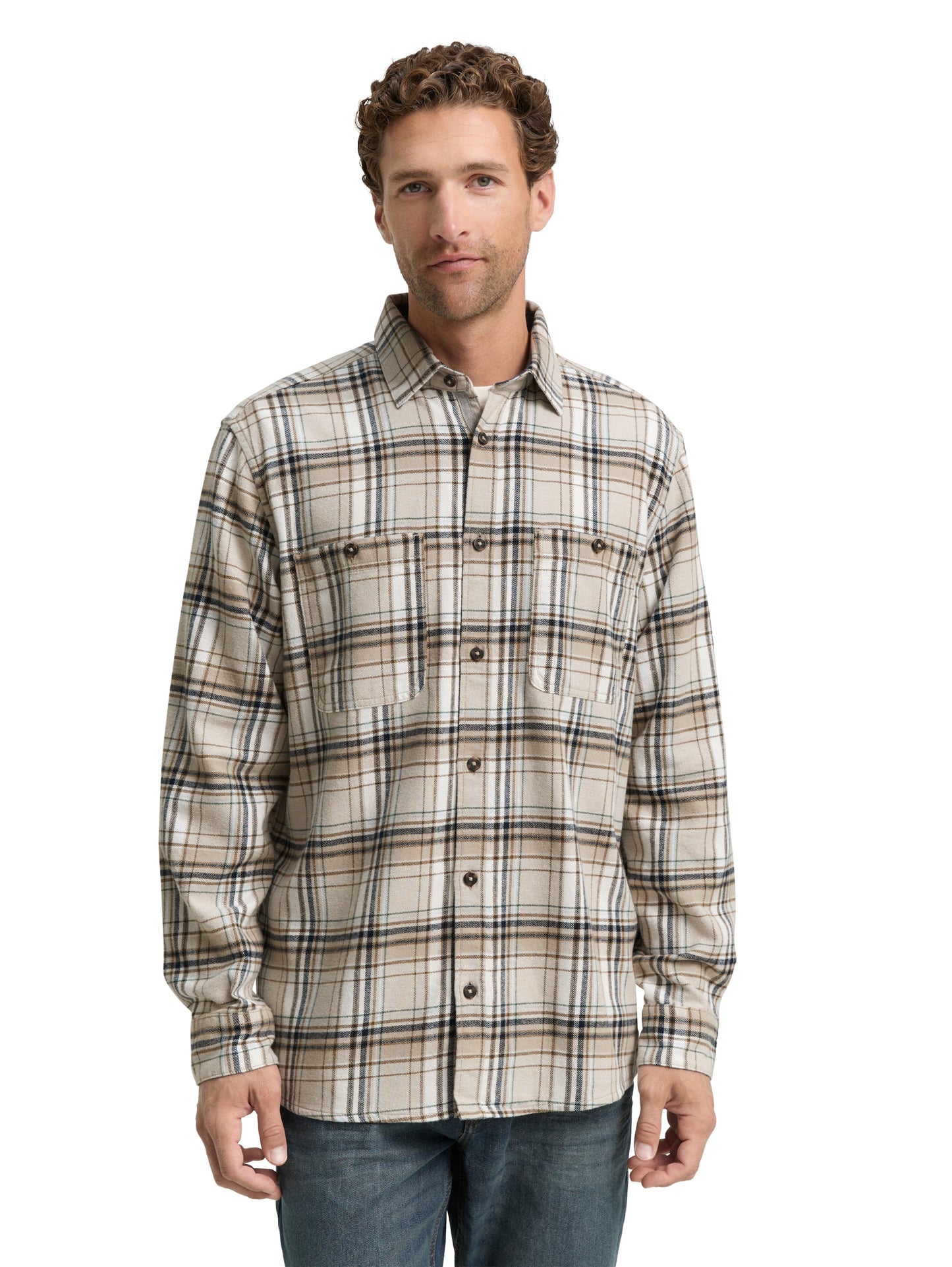 comfort checked shirt - 1047337