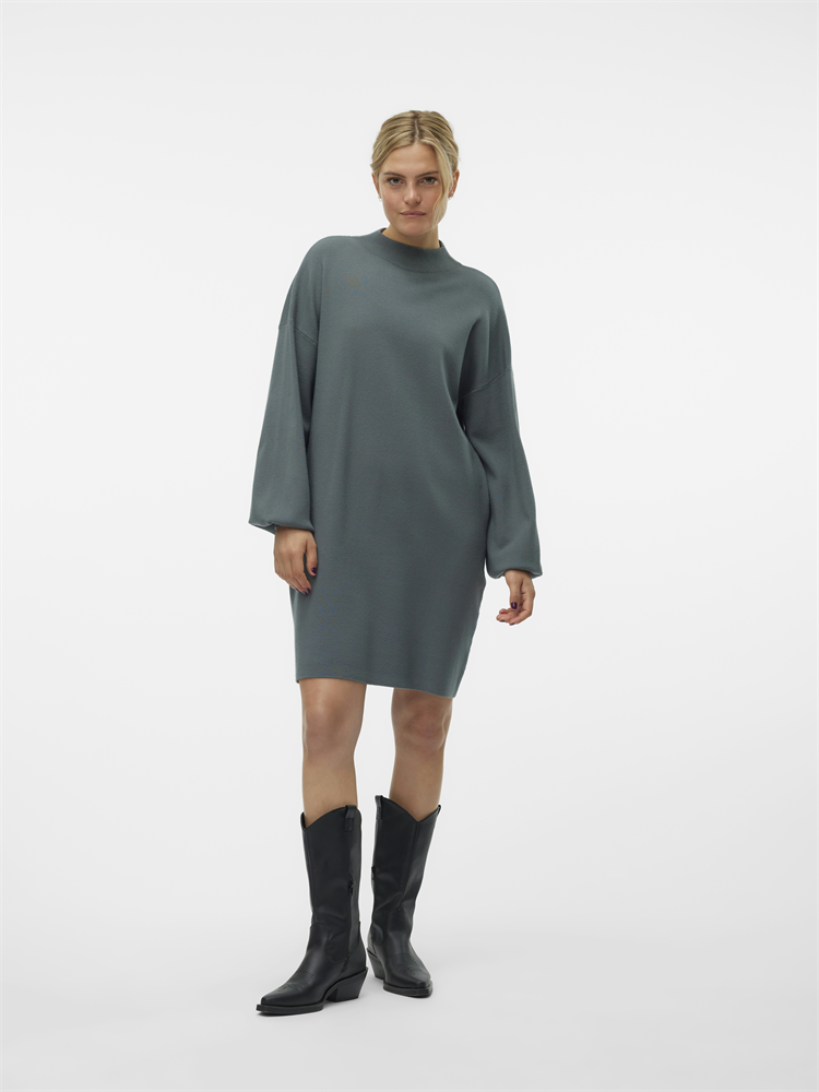 VMNANCY LS FUNNELNECK DRESS NOOS - 10249116