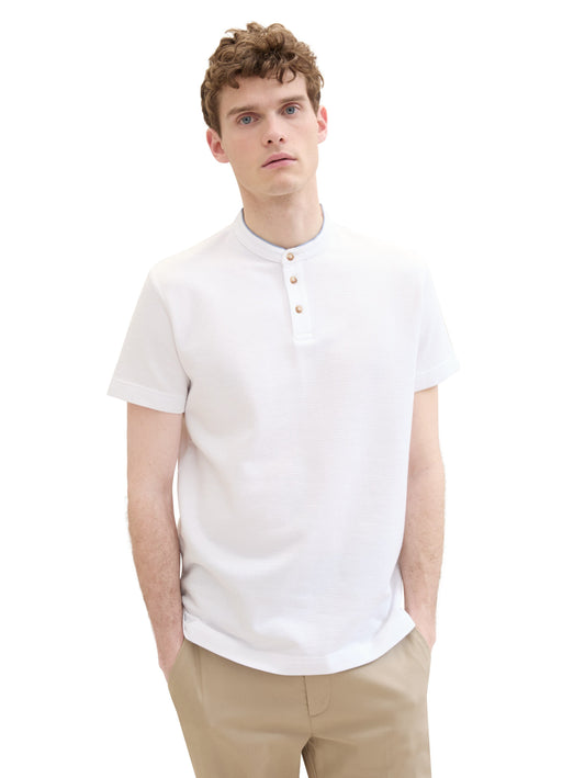 structured stand-up polo - 1041809