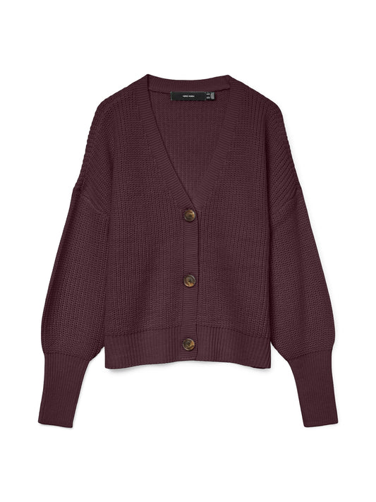 VMLEA LS V-NECK CUFF CARDIGAN NOOS - 10249632
