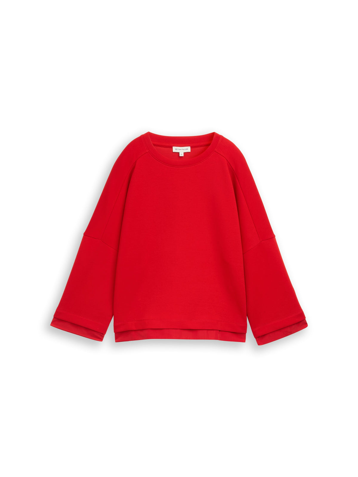 Sweatshirt boxy shape nylon de - 1052912