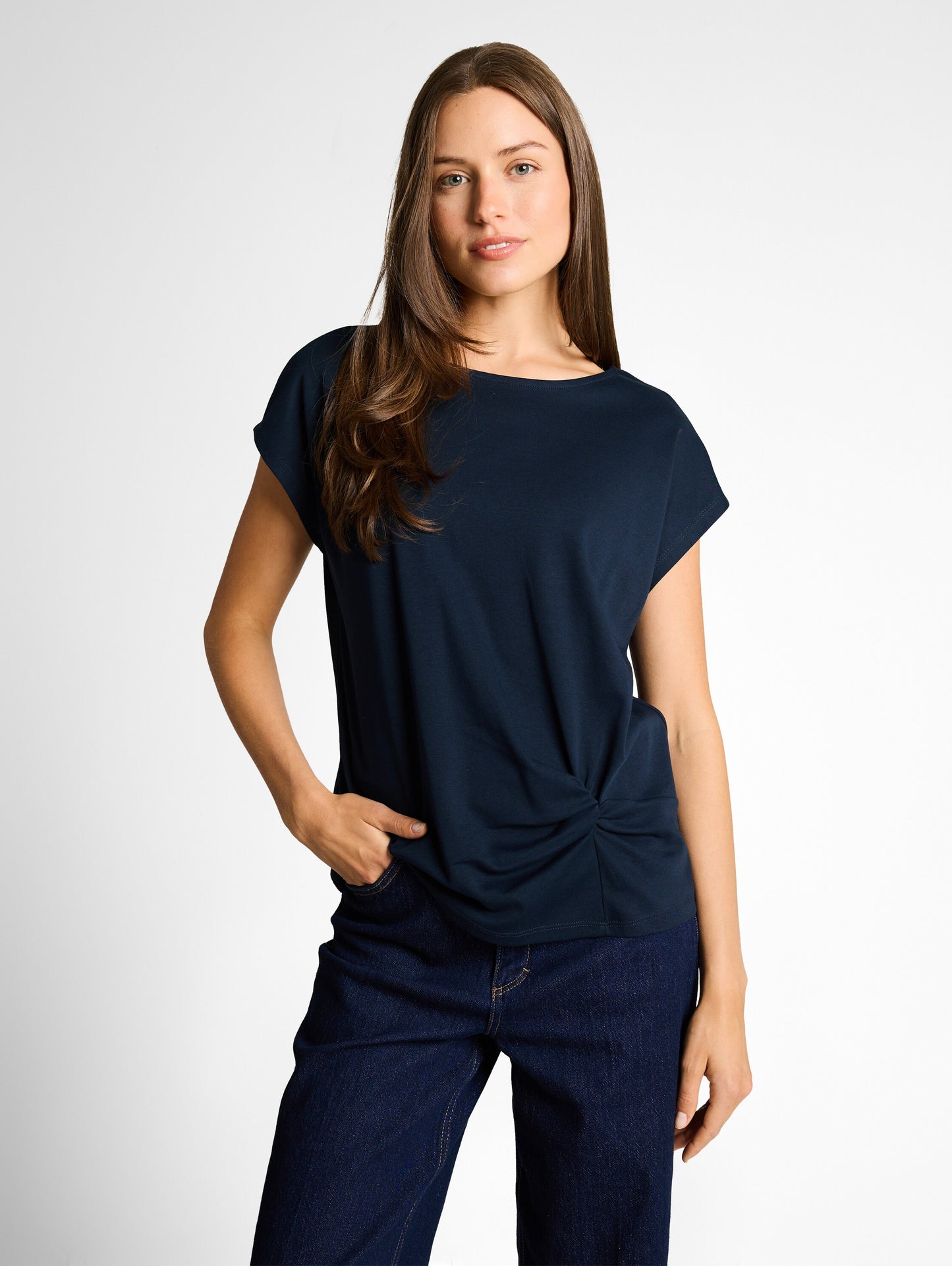 T-shirt modern knot crew neck - 1050851