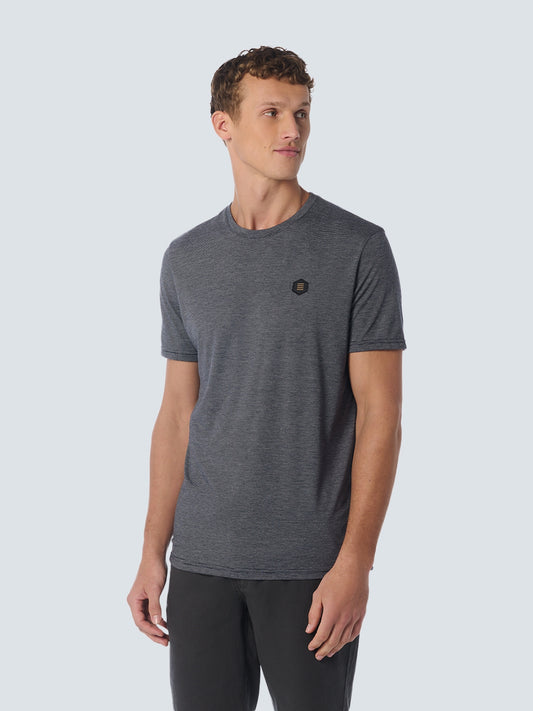 T-Shirt Crewneck 2 Coloured Stripes - 23360376