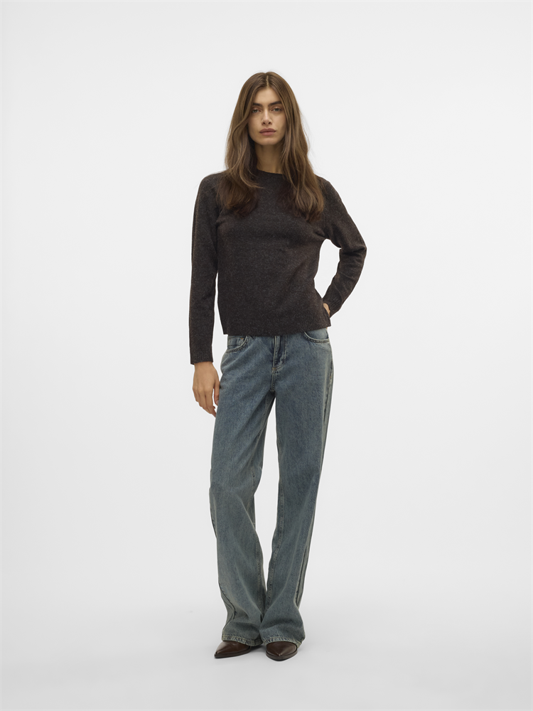VMDOFFY LS O-NECK BLOUSE GA NOOS - 10201022