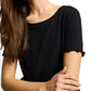 T-Shirt boxy rib - 1051226