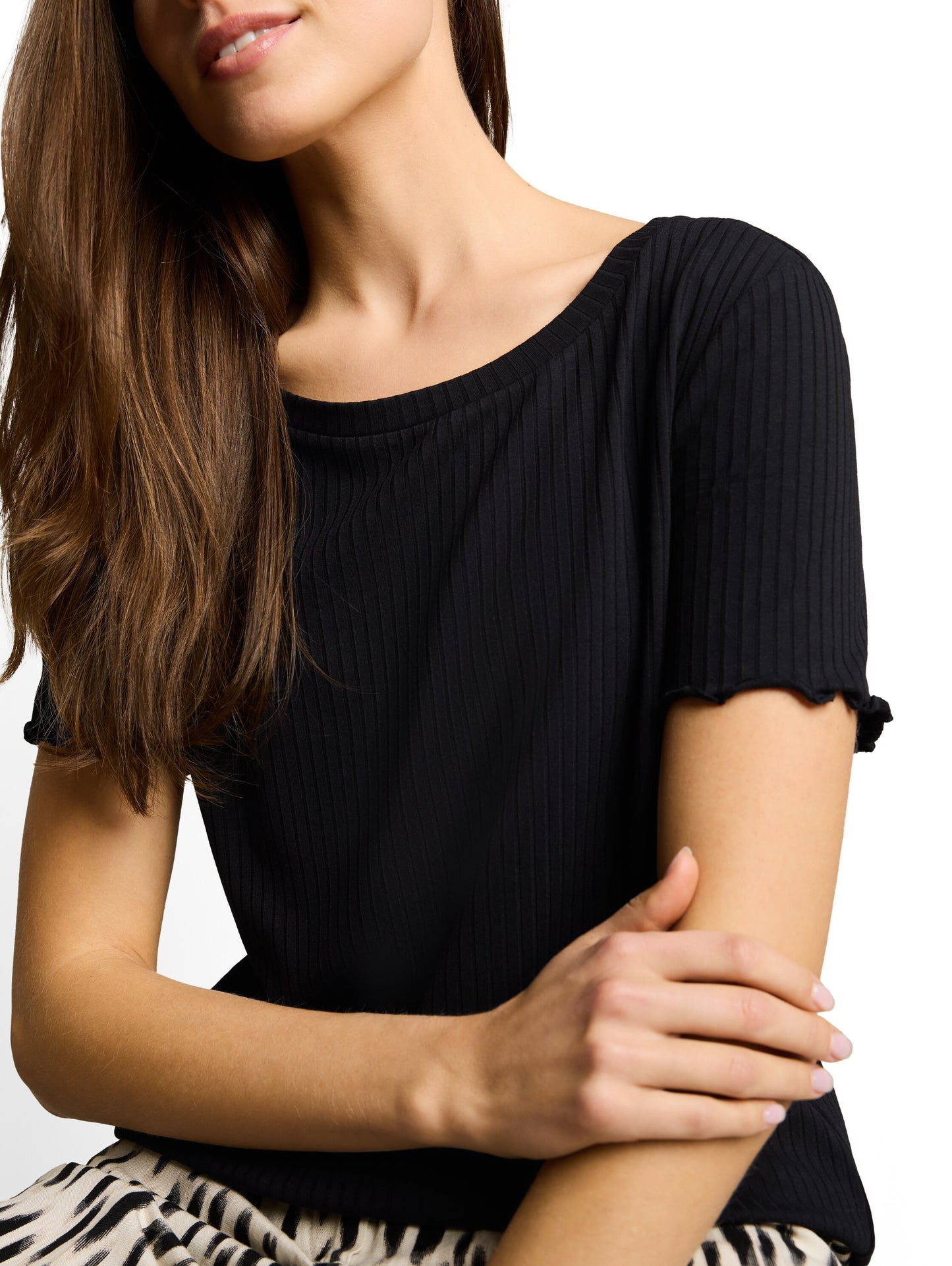 T-Shirt boxy rib - 1051226