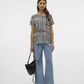 VMEASY JOY S/S TOP WVN GA - 10297345