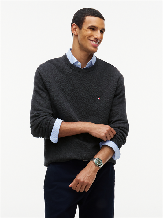 ESSENTIAL STRUCTURE CREW NECK - MW0MW36347
