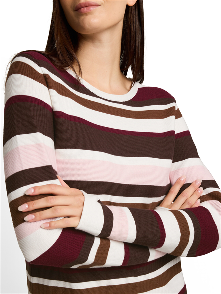 knit structure crewneck - 1052023