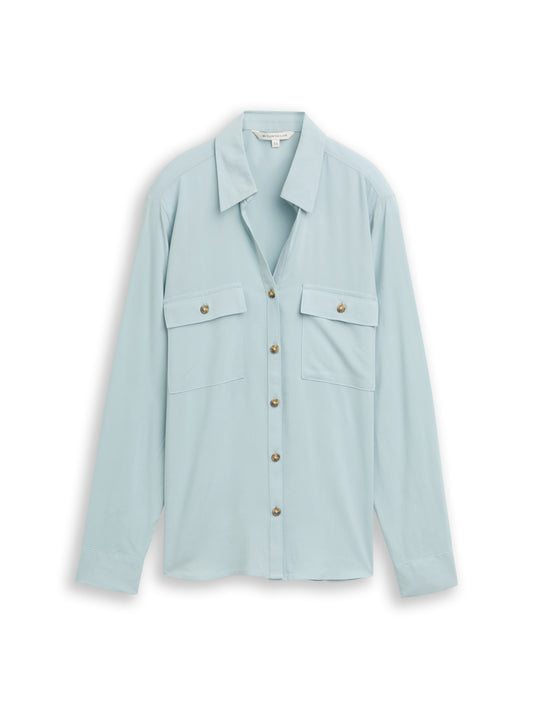 blouse shirt solid - 1048698