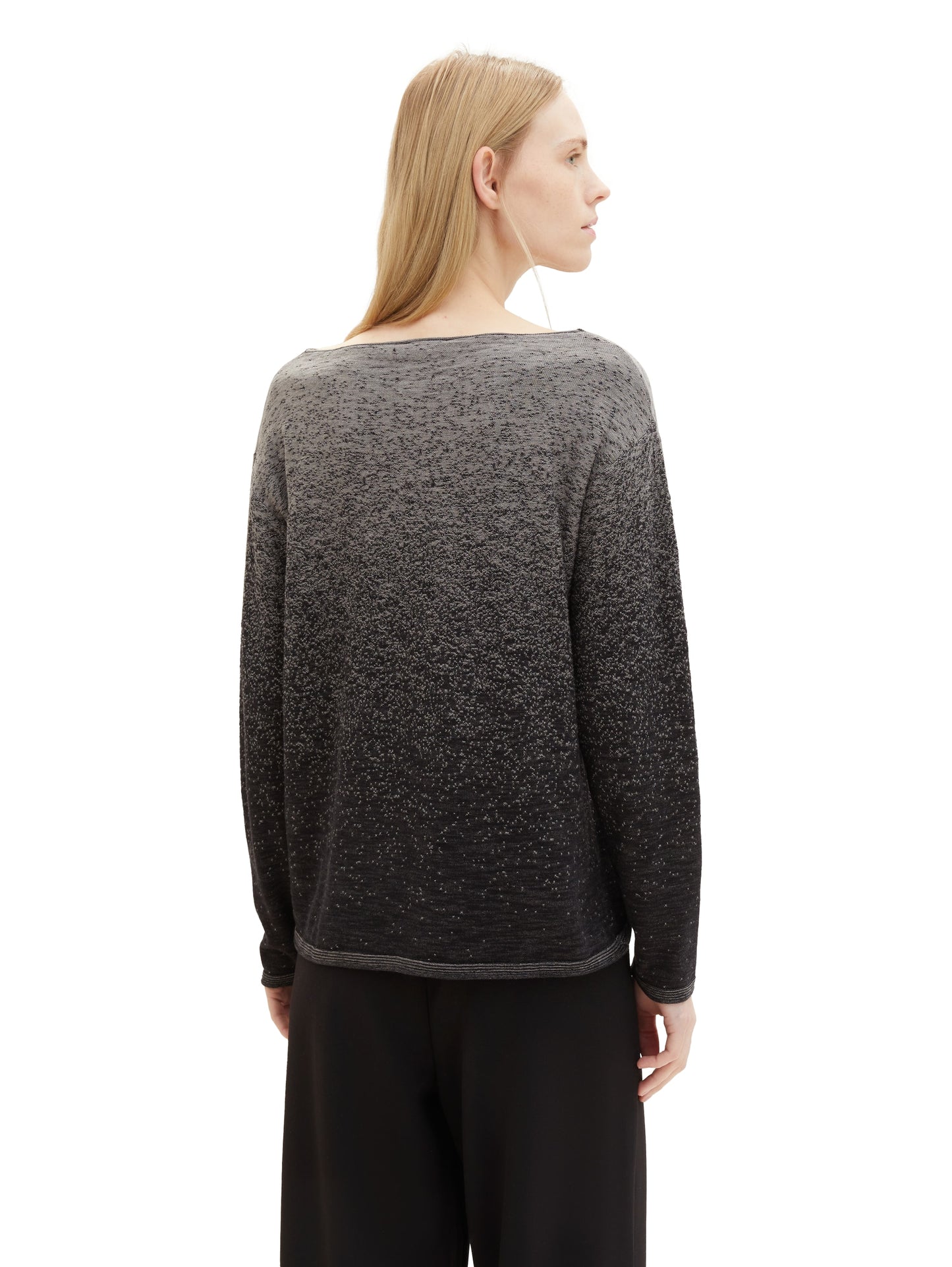 Knit cotton degrade pullover - 1039300