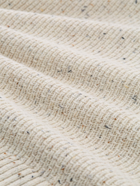 structured mix knit troyer - 1048713