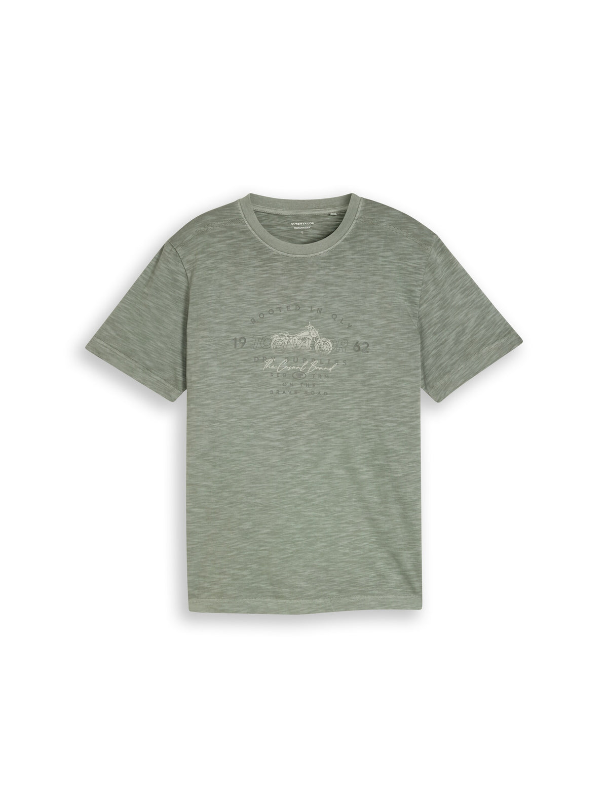 printed garment dye t-shirt - 1050226