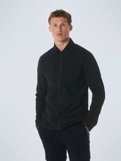 Overshirt Zipper Closure Sweat - 21570801